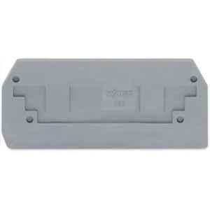 Wago 2.5 mm Grey End & Intermediate Plate, 282-325