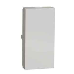 Schneider Electric Unica Pure 1 Module Polar White Blank Plate, UNSBLANK1M_WE