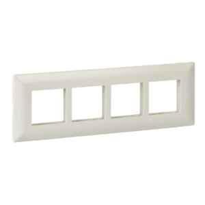 Schneider Electric Livia 8 Module White Grid & Cover Frame, P0708_N