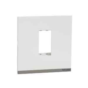 Schneider Electric Unica Pure Plastic Surround Grid Plate, UNSCP1M_WE