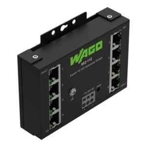 Wago Black 8-Port 100 Base-TX Industrial ECO Switch, 852-112