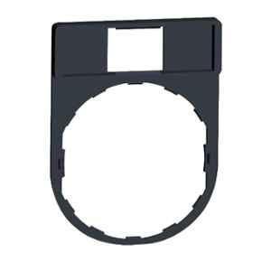 Schneider Electric 30x40mm 8x27mm Unmarked Dark Grey Plastic Legend Holder, ZBZ32