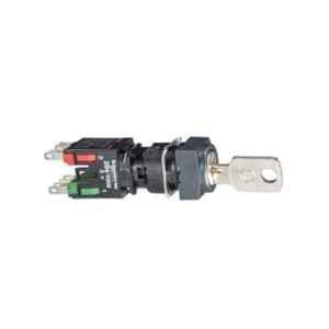 Schneider Electric Harmony XB6 1 NO + 1 NC 16mm 2 Position Stay Put Black Complete Rectangular Selector Switch, XB6CGC5B