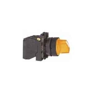 Schneider Electric Harmony XB5 230V 2 NO Green 3 Position Stay Put Illuminated Selector Switch, XB5AK133M3N