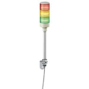 Schneider Electric Harmony XVG 24V AC/DC 3 Tire LED Tower Light Tube Mounting with L Bracket, XVGB3S