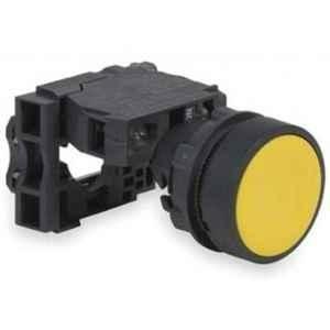 Schneider Electric 40 mm Mushroom Head Spring Return Type Yellow Non Illuminated Push Button, XB5AC51N