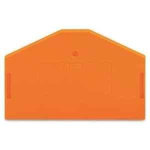 Wago 2.5x61mm Orange End & Intermediate Plate, 281-313