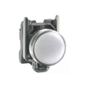 Schneider Electric 22mm White Pilot Light with Plain Lens & Integral LED, XB4BVM1