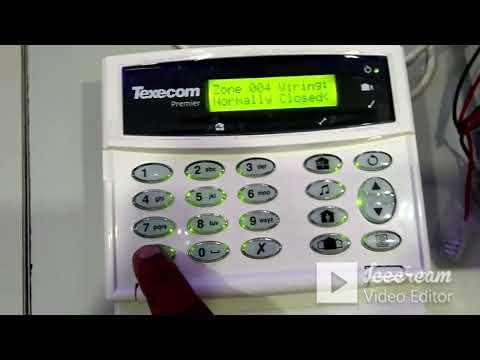 Texecom Elite 24 Panel Basic Wiring &amp; Programming Part 2