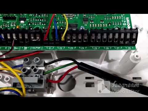 Texecom Elite 24 Panel Basic Wiring &amp; Programming  Part 1