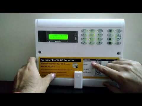 How to Enroll Micro Shock Sensor in Texecom Elite 64 W Panel