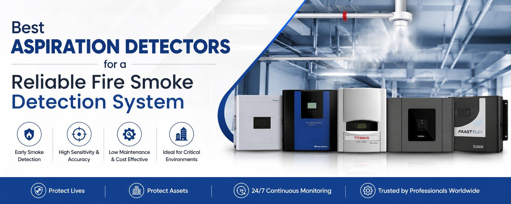 Best Aspiration Detectors for a Reliable Fire Smoke Detection System