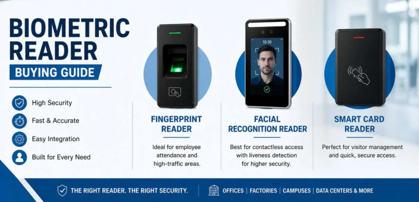 Biometric Reader Buying Guide: Fingerprint vs. Facial Recognition vs. Smart Card for Access Control