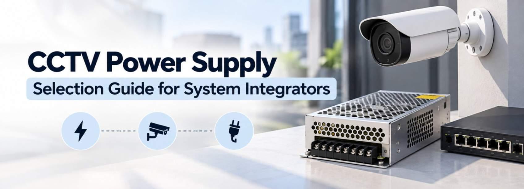 CCTV Power Supply Selection Guide for System Integrators