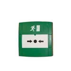 System Sensor Green Tamper Resistant Manual Call Point, MUS3AG000SF12