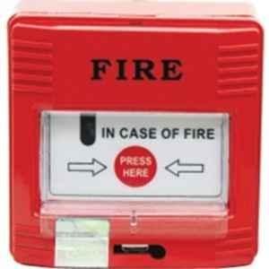 Agni 24V ABS & Glass Red Manual Call Point with Back Box, AD110